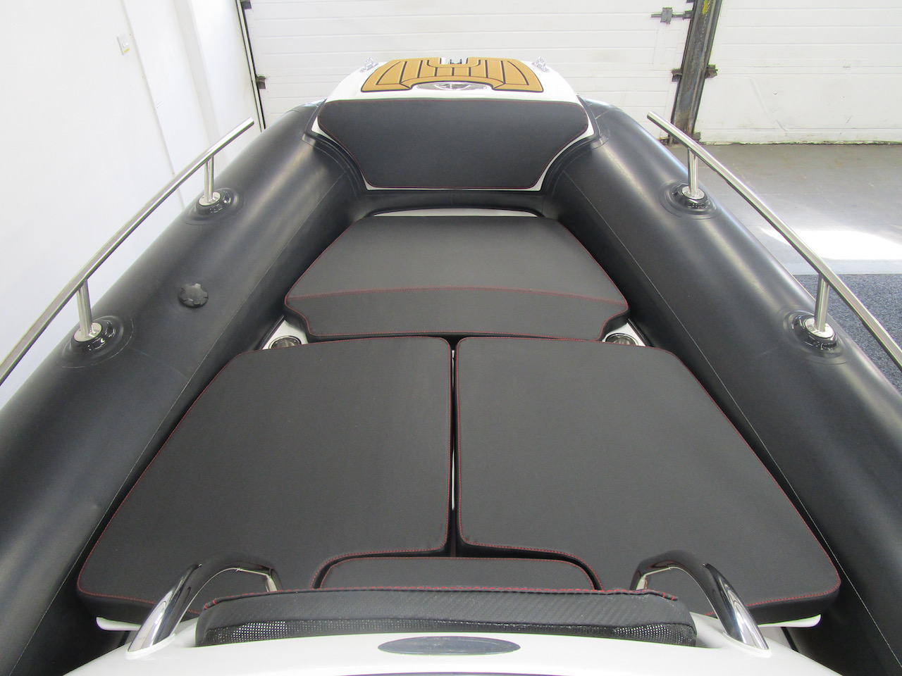 Grand RIB Golden Line G650 complete sundeck with cushions fitted