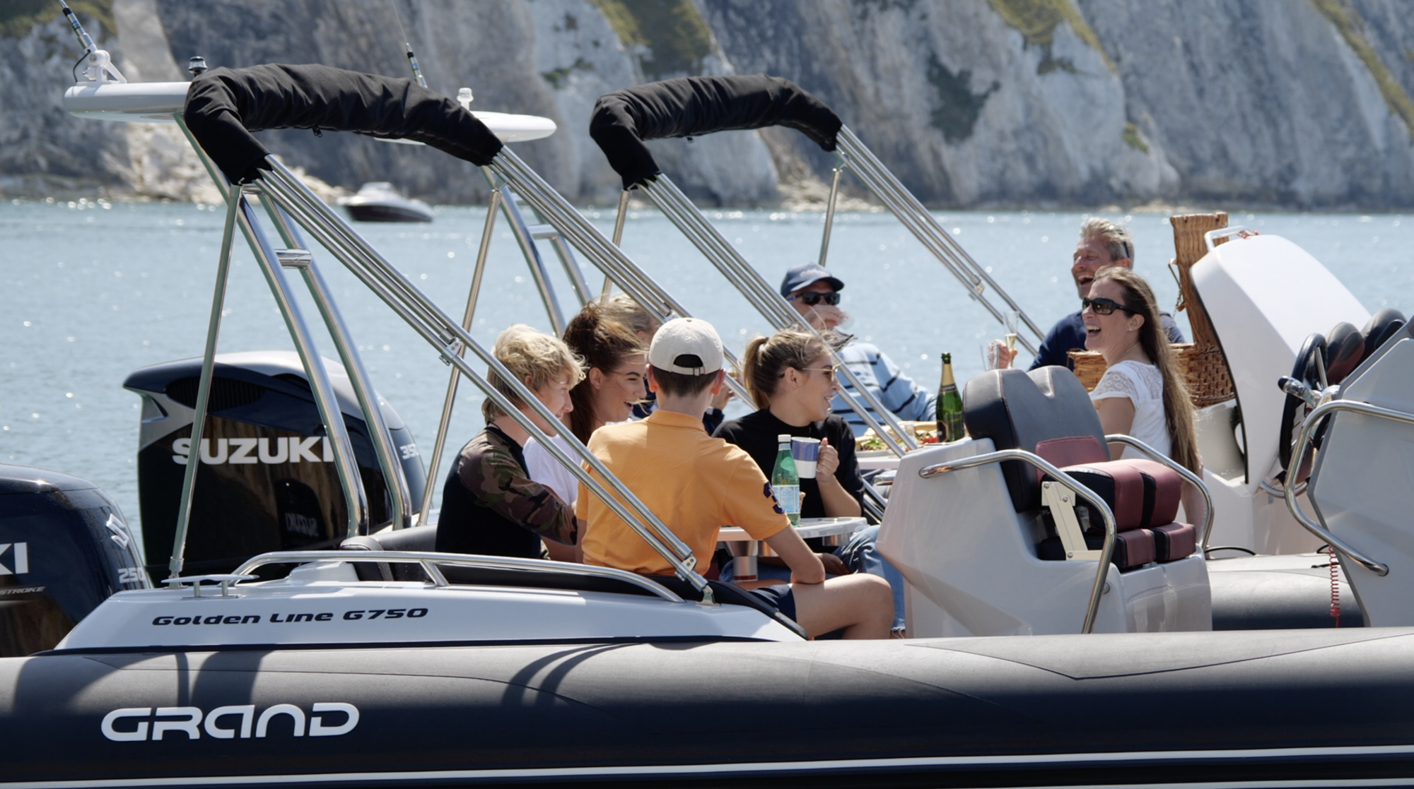 Charter RIB picnic